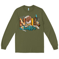 Army Green nail hustler Long Sleeve Tee - AdoDesignShop