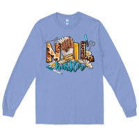 Colony Blue nail hustler Long Sleeve Tee - AdoDesignShop