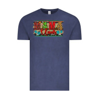 Vintage Denim Western Christmas Mama Claus Vintage Tee - RanaPortraitStore