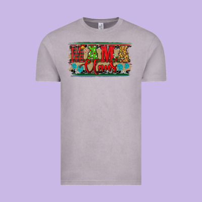 Vintage Tee Western Christmas Mama Claus
