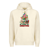 Sandshell christmas book tree Premium Hoodie - MaliasSmallBusiness