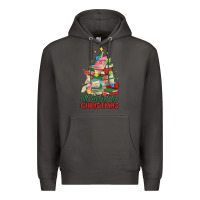 Smoke christmas book tree Premium Hoodie - MaliasSmallBusiness