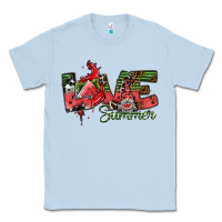 Dusty Blue love summer Classic Tee - SublimationCraftShop