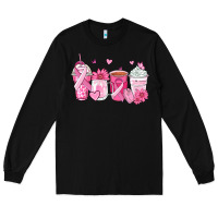 Black breast cancer coffee cups Long Sleeve Tee - Zillion Design Studio