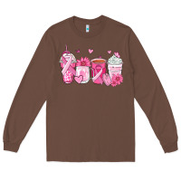 Chestnut breast cancer coffee cups Long Sleeve Tee - Zillion Design Studio