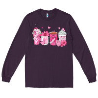 Plum breast cancer coffee cups Long Sleeve Tee - Zillion Design Studio