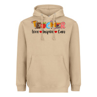 Mushroom teacher love inspıre care wıth  and pen Heavyweight Hoodie - Artiststas