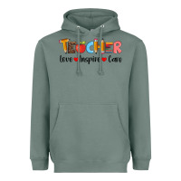 Sage teacher love inspıre care wıth  and pen Heavyweight Hoodie - Artiststas