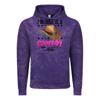 Cloud Purple i wanna be a cowboy baby Vintage Hoodie - AdoDesignShop