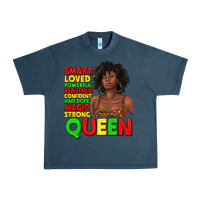 Midnight Navy black queen quotes juneteenth Urban Heavy Tee - texasbilliewilder