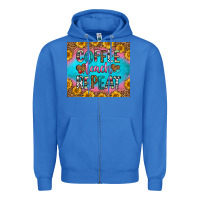 True Royal coffee teach repeat Zipper Hoodie - HRA Design Shop
