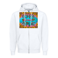 White coffee teach repeat Zipper Hoodie - HRA Design Shop