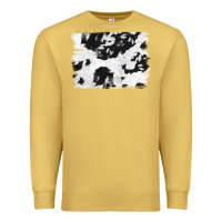 Antique Gold black and white cowhide backround Premium Sweatshirt - NancyCooperArtShop