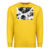 Lemon black and white cowhide backround Premium Sweatshirt - NancyCooperArtShop