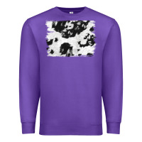 Purple black and white cowhide backround Premium Sweatshirt - NancyCooperArtShop