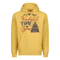 Antique Gold it's the most wonderful time of the year Premium Hoodie - MaliasSmallBusiness