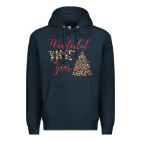 Navy it's the most wonderful time of the year Premium Hoodie - MaliasSmallBusiness