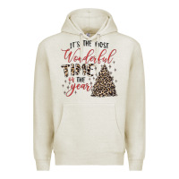 Oatmeal Heather it's the most wonderful time of the year Premium Hoodie - MaliasSmallBusiness