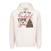 Pale Pink it's the most wonderful time of the year Premium Hoodie - MaliasSmallBusiness