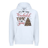 White it's the most wonderful time of the year Premium Hoodie - MaliasSmallBusiness
