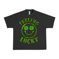 Pigment Black feeling lucky with leopard Urban Heavy Tee - RanaPortraitStore