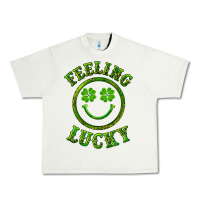 Pistachio feeling lucky with leopard Urban Heavy Tee - RanaPortraitStore