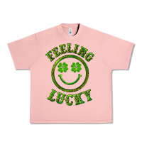 Salmon feeling lucky with leopard Urban Heavy Tee - RanaPortraitStore