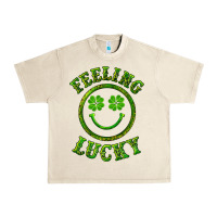 Sandshell feeling lucky with leopard Urban Heavy Tee - RanaPortraitStore