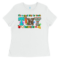 White its a good day to teach tiny humans Ladies Tee - AdoDesignShop