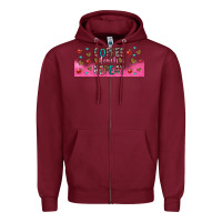 Burgundy coffee teach repeat teacher libbey glass Zipper Hoodie - HRA Design Shop