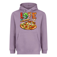 Lavender love pizza Heavyweight Hoodie - AdoDesignShop