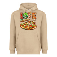 Mushroom love pizza Heavyweight Hoodie - AdoDesignShop