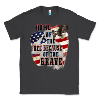 Smoke Home of the free because of the brave 4th of july Classic Tee - CowGirlArtShop
