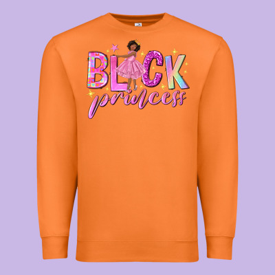 Black Princess Black Girl Premium Sweatshirt Designed By Nancycooperartshop