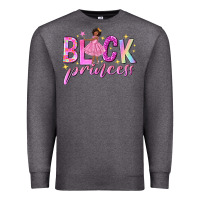 Charcoal Heather black princess black girl Premium Sweatshirt - NancyCooperArtShop