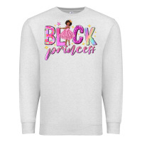 Oatmeal Heather black princess black girl Premium Sweatshirt - NancyCooperArtShop
