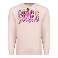 Pale Pink black princess black girl Premium Sweatshirt - NancyCooperArtShop