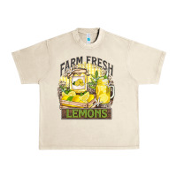 Sandshell farm fresh lemons Urban Heavy Tee - Zillion Design Studio