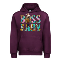 Mauve Wine Boss Lady Urban Hoodie - BundleAndBundleShop