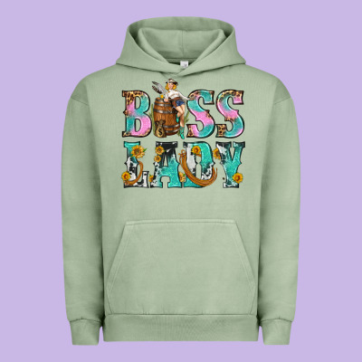 Boss Lady Urban Hoodie Designed By Bundleandbundleshop
