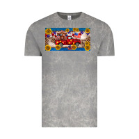 Cloud Rock 4th of july truck cow license plate Vintage Tee - BarkalooDesign