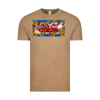 Vintage Coffee 4th of july truck cow license plate Vintage Tee - BarkalooDesign