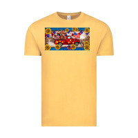Vintage Mustard 4th of july truck cow license plate Vintage Tee - BarkalooDesign
