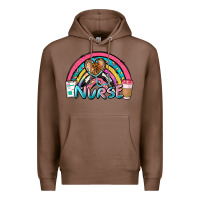 Chestnut nurse rainbow Premium Hoodie - NancyCooperArtShop