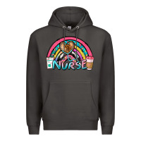 Smoke nurse rainbow Premium Hoodie - NancyCooperArtShop