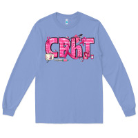 Colony Blue Breast Cancer CPHT Pharmacy Technician Long Sleeve Tee - texasbilliewilder