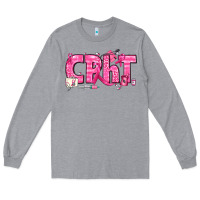 Heather Grey Breast Cancer CPHT Pharmacy Technician Long Sleeve Tee - texasbilliewilder