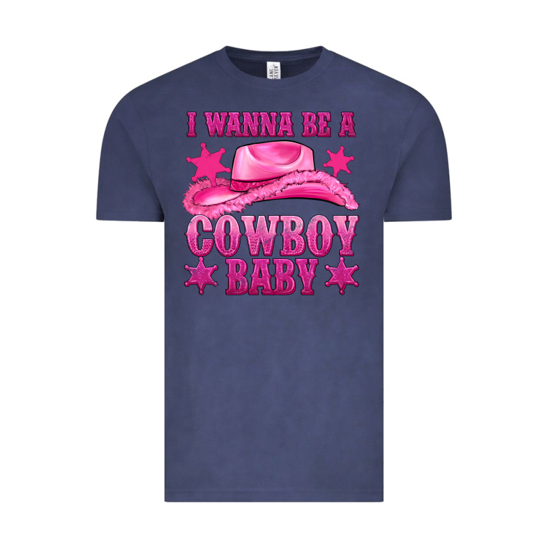 I Wanna Be A Cowboy Baby Vintage Tee by texasbilliewilder | Teevron