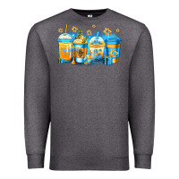 Charcoal Heather hanukkah coffee Premium Sweatshirt - Jasminsmagicworld