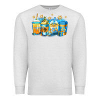 Oatmeal Heather hanukkah coffee Premium Sweatshirt - Jasminsmagicworld
